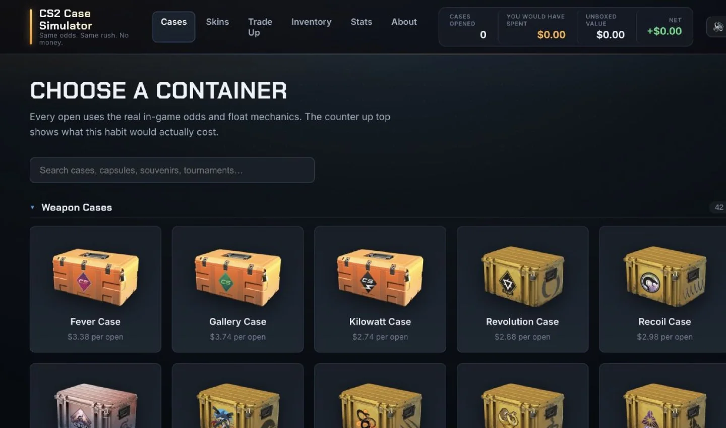CS Case Sim project preview